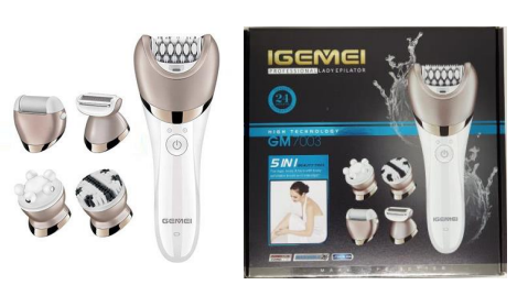 DEPILADORA PARA MUJER GEMEI 5 EN 1